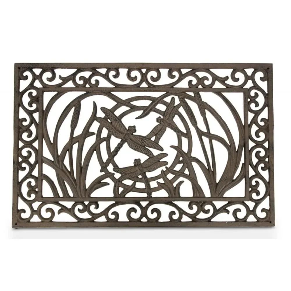 Illustration numéro 2 du produit Paillasson rectangulaire fonte marron