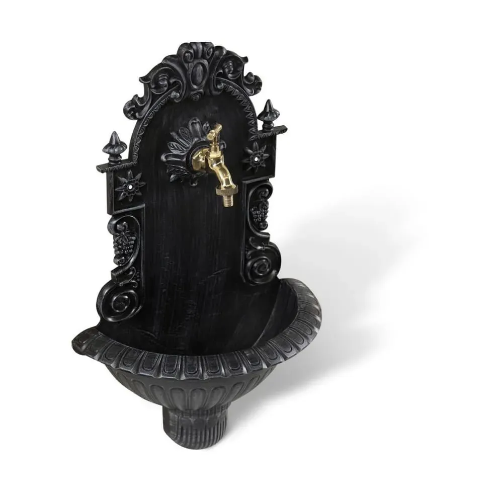 Illustration numéro 2 du produit Fontaine de jardin en aluminium gris