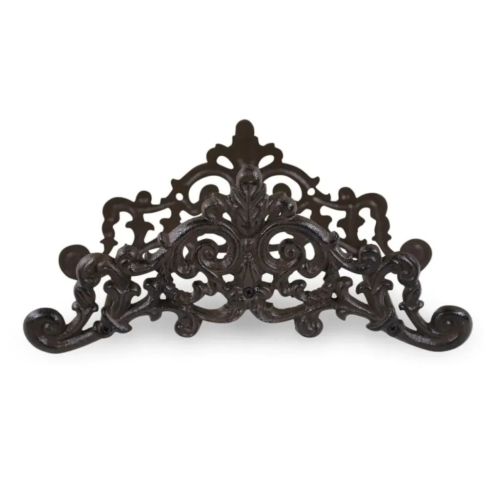 Illustration numéro 2 du produit Support tuyau arrosage fonte marron