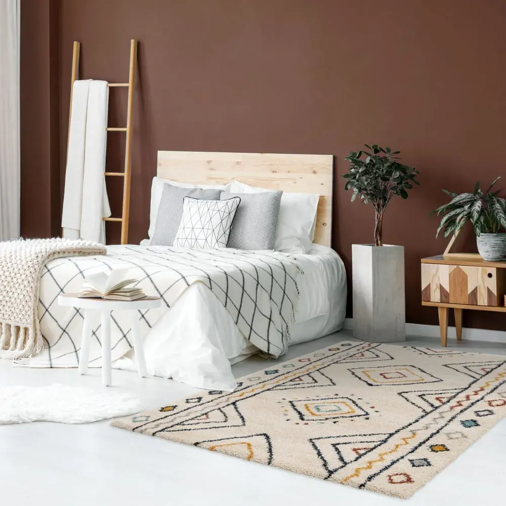 Illustration numéro 2 du produit Tapis d’inspiration berbère - 160x230cm Multicolore Polypropylène