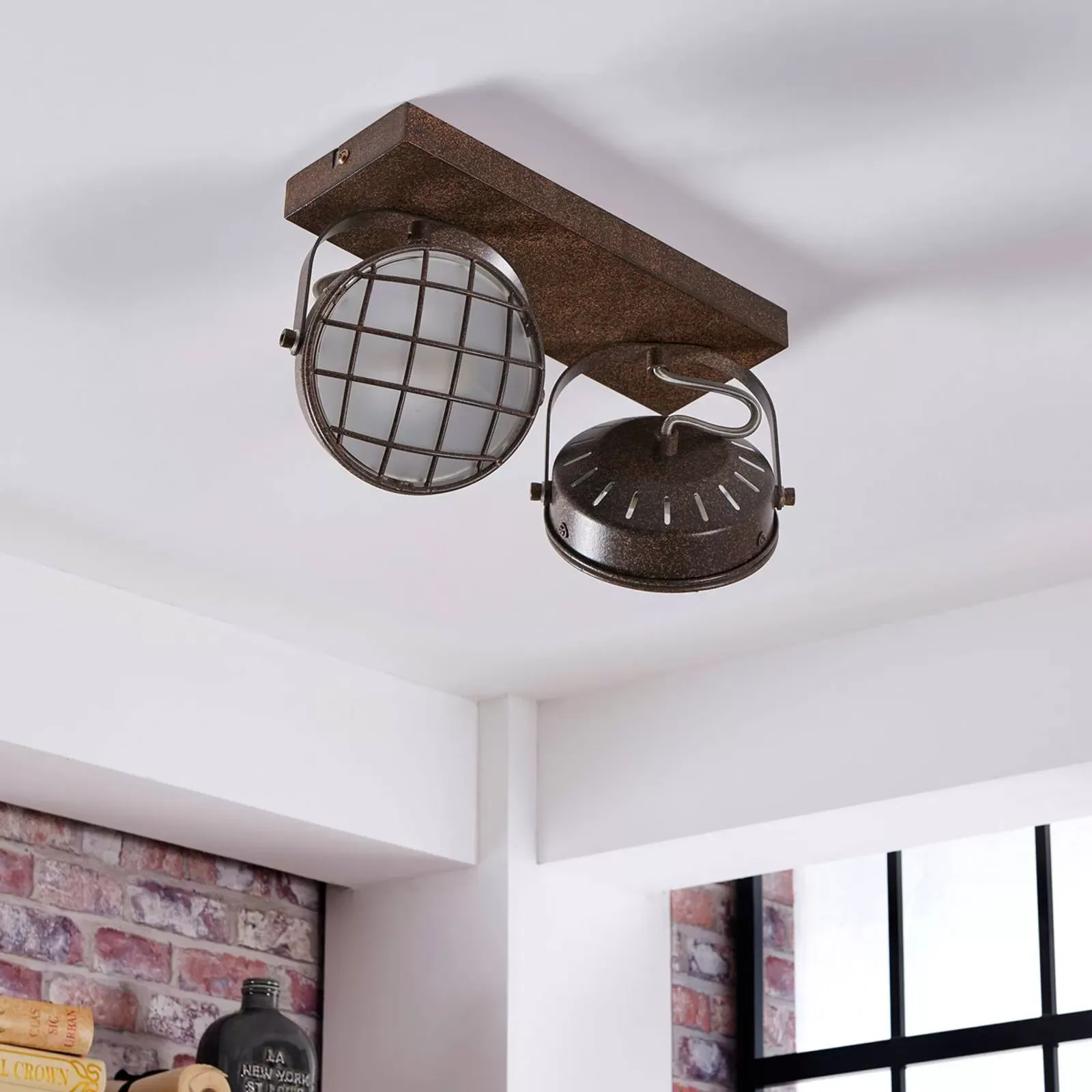 Illustration numéro 2 du produit Spot en Métal Marron