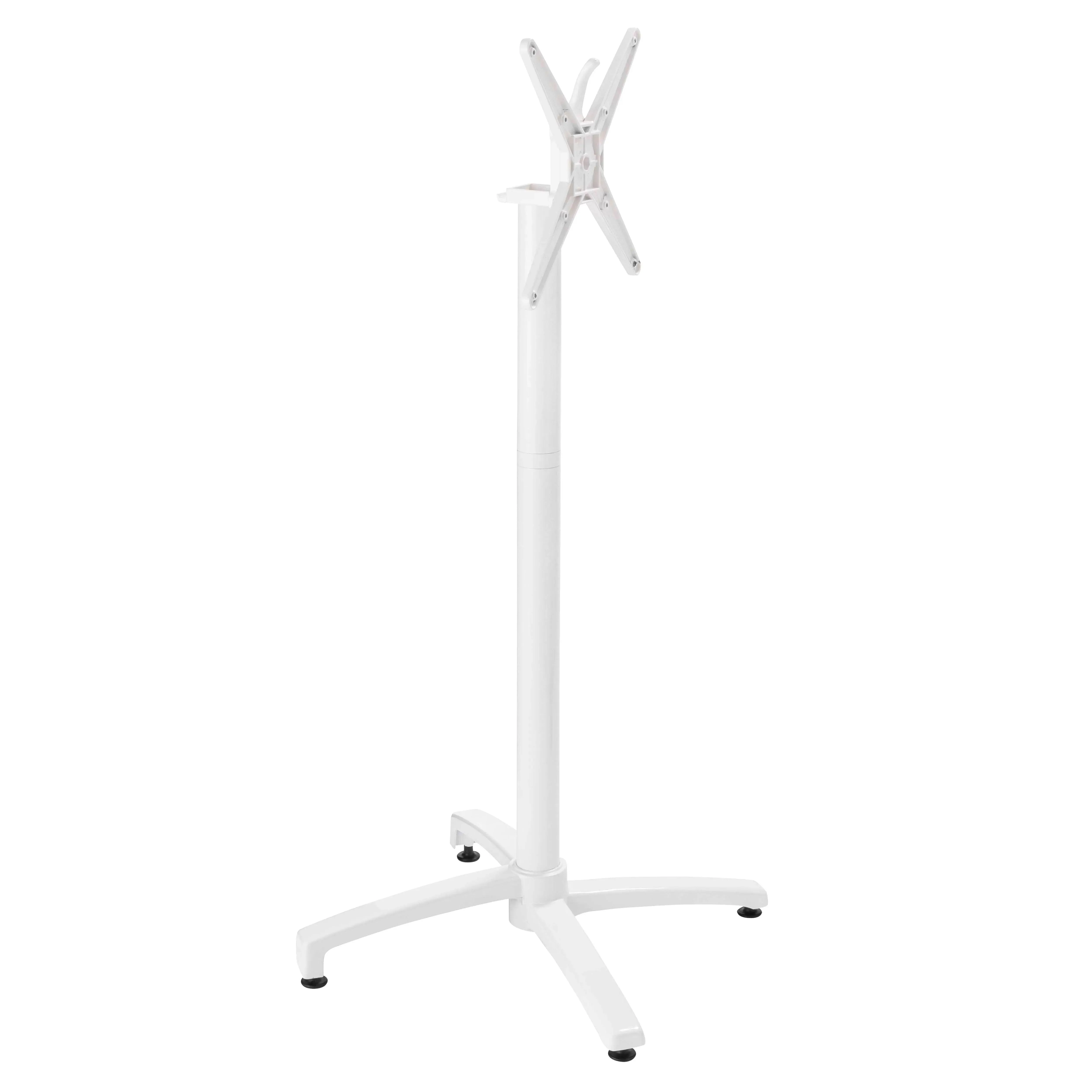 Illustration numéro 2 du produit Pied pour table avec système inclinable 108cm en aluminium blanc Klipo