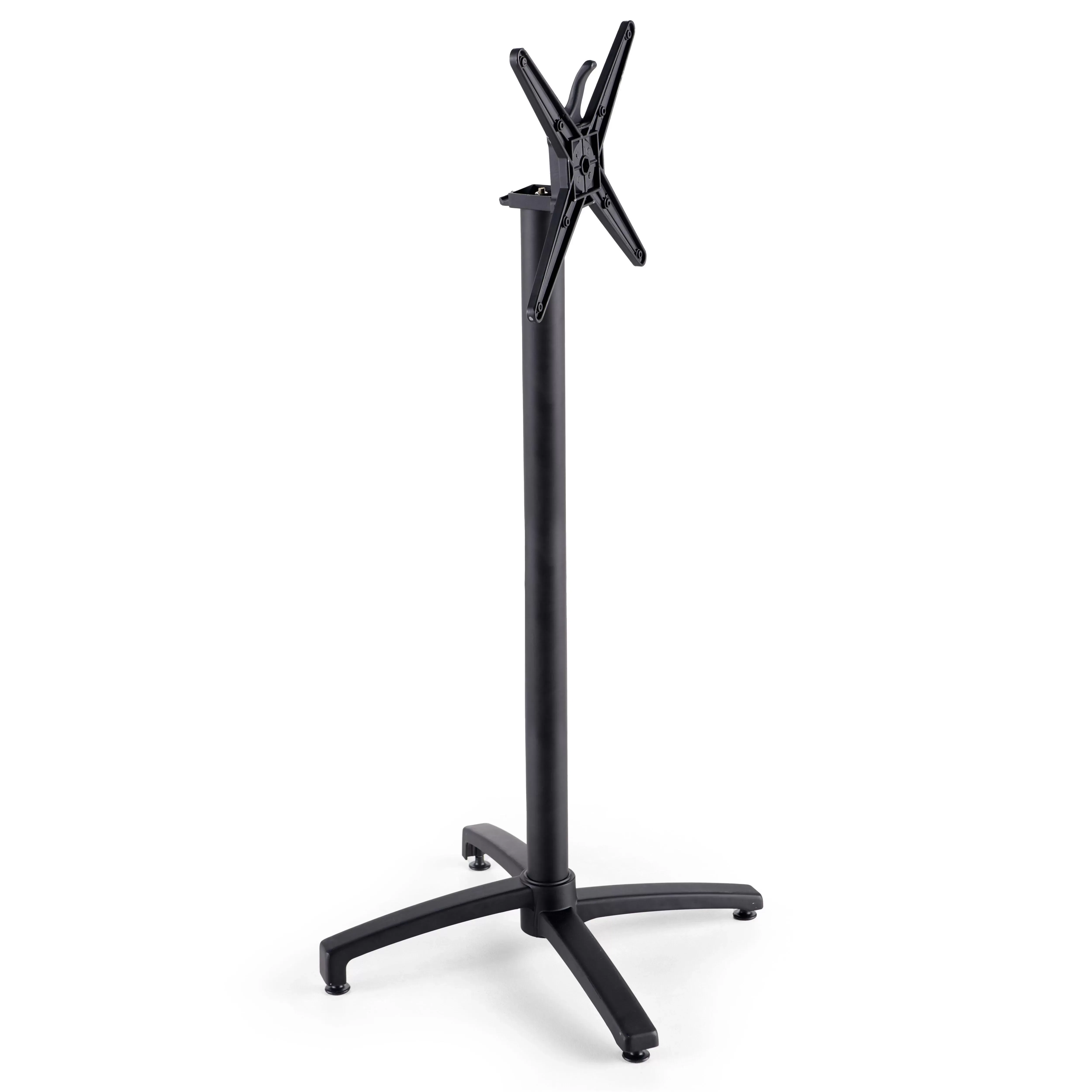 Illustration numéro 2 du produit Pied pour table avec système inclinable 108 cm en aluminium noir Klipo
