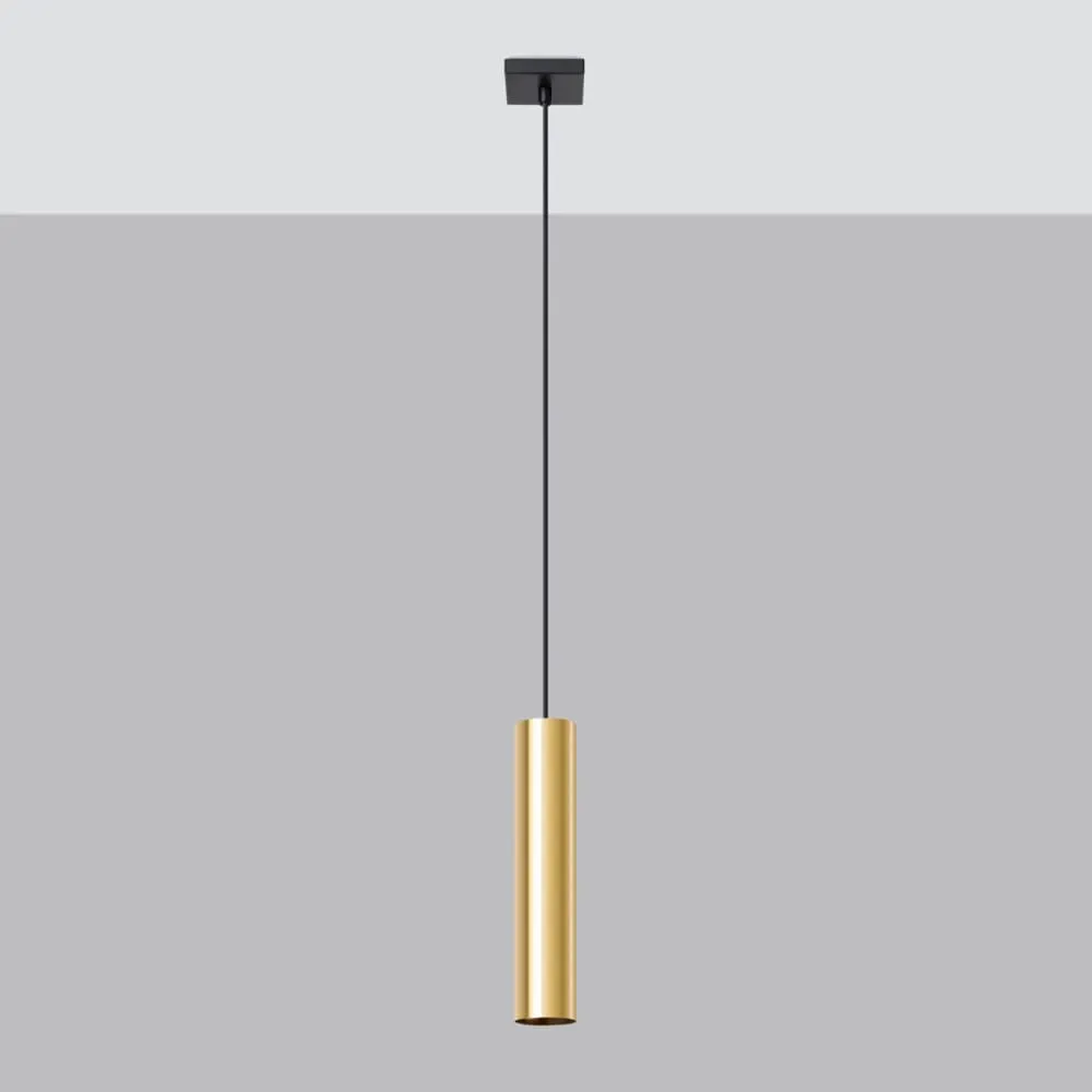 Illustration numéro 2 du produit Lampe suspendue acier éclat H 36 cm