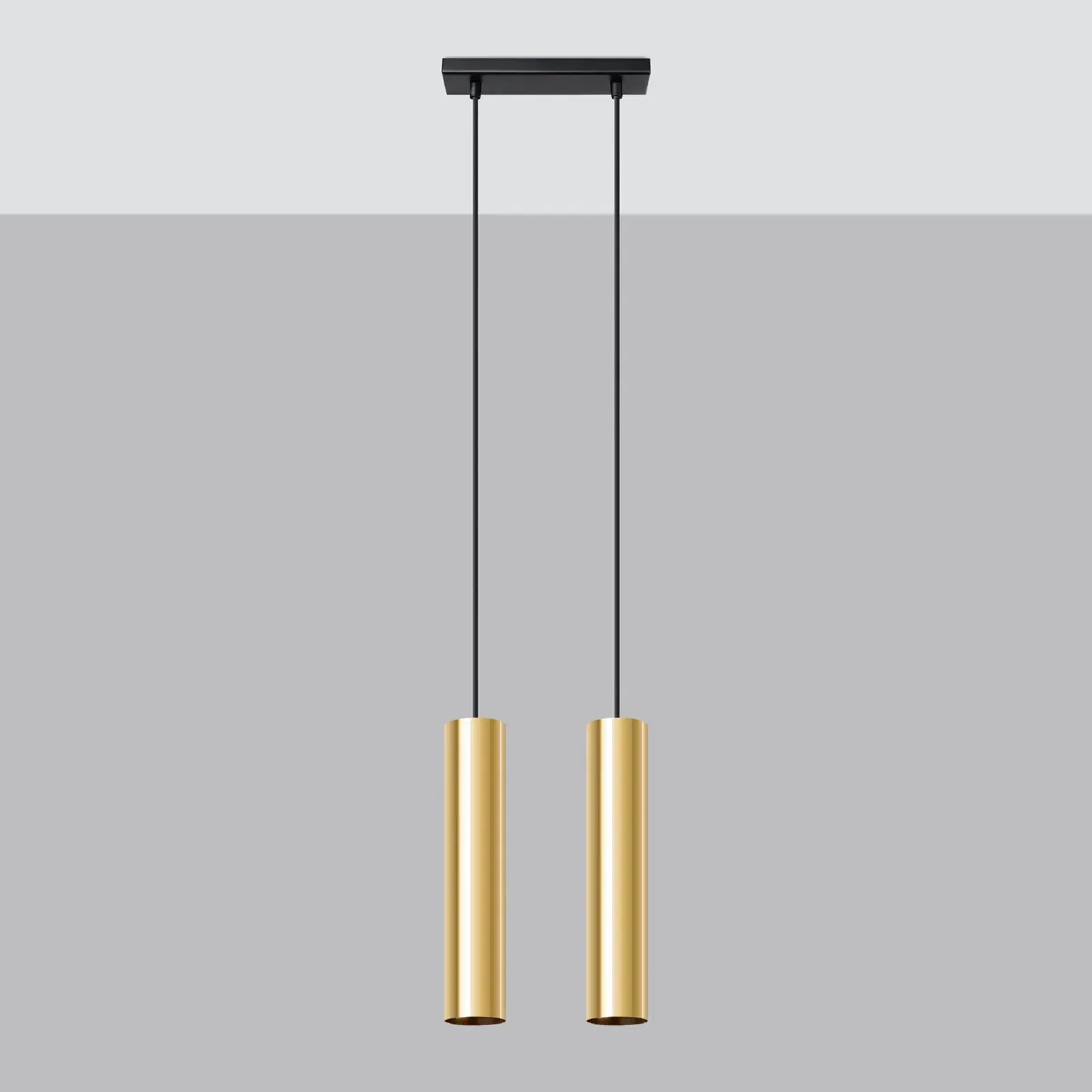 Illustration numéro 2 du produit Lampe suspendue acier éclat H 31 cm