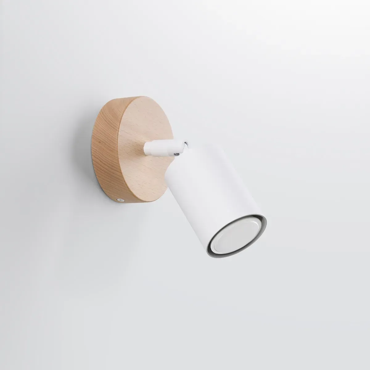 Illustration numéro 2 du produit Applique tube en métal, blanc L: 18cm