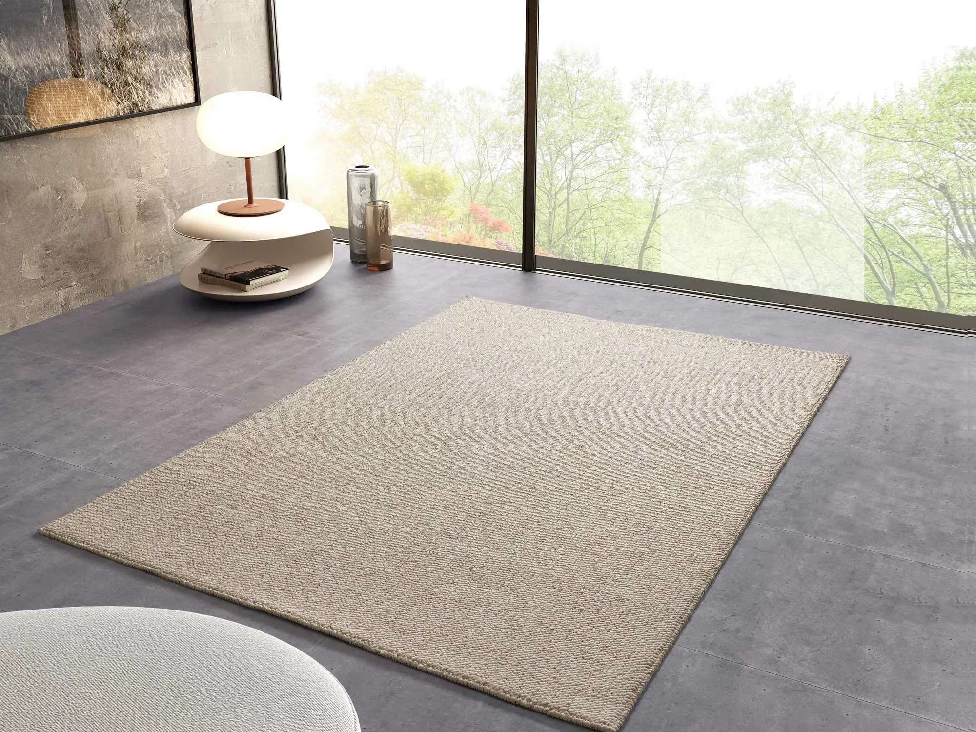 Illustration numéro 2 du produit Tapis lavable blanc/beige 200x290 cm