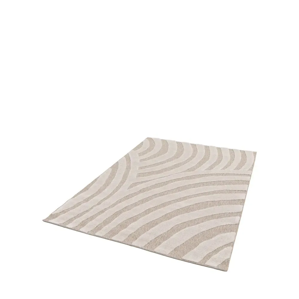 Illustration numéro 2 du produit Tapis ethnique - 120x170cm Beige Polypropylène
