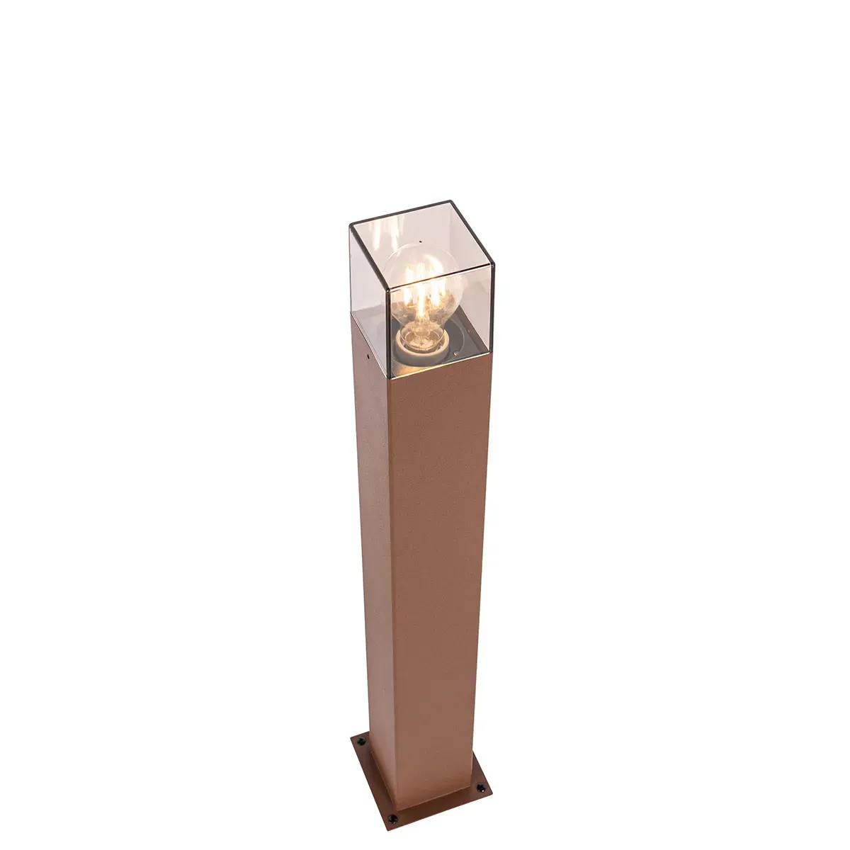 Illustration numéro 2 du produit Lampadaire extérieur en aluminium brun rouille