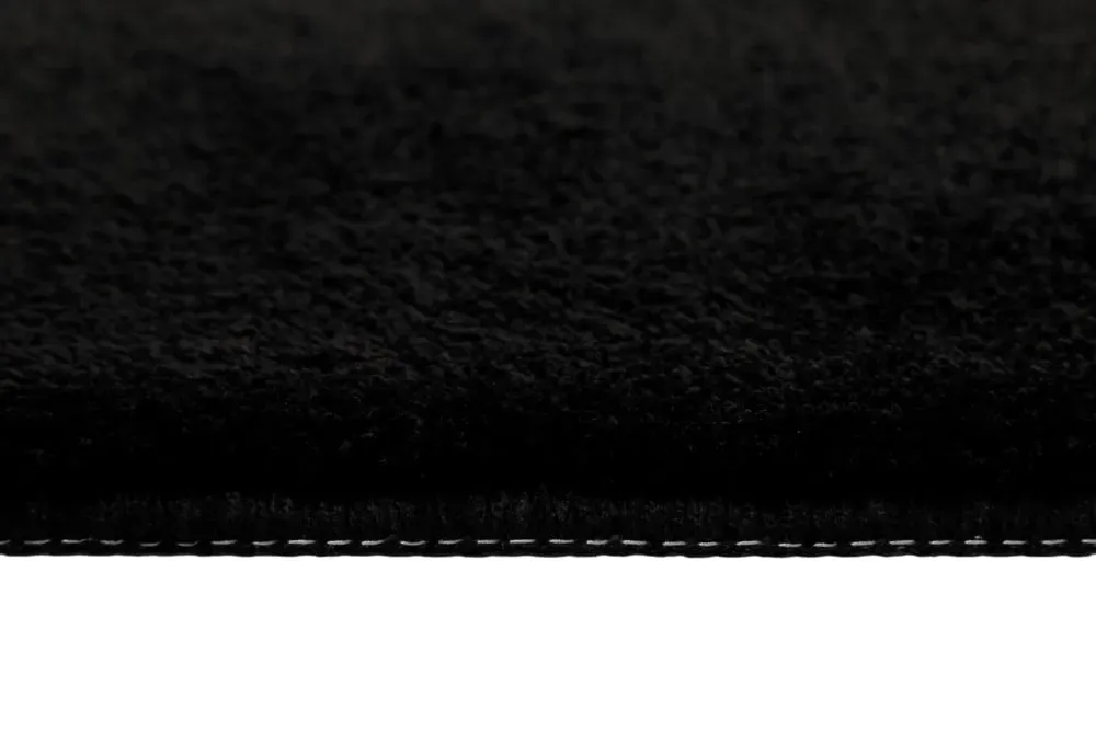 Illustration numéro 2 du produit Tapis de bain doux noir uni 55x65