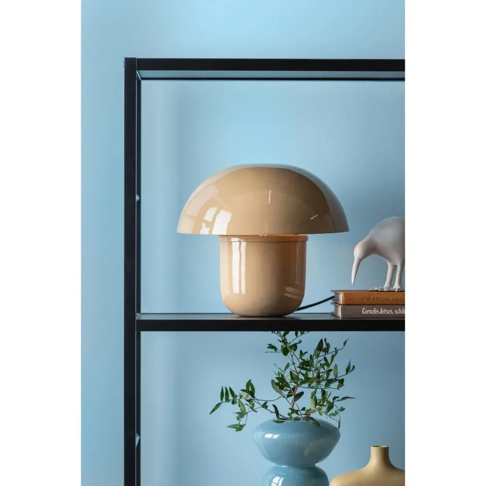 Illustration numéro 2 du produit Lampe de Table fer brun 29x29x25cm