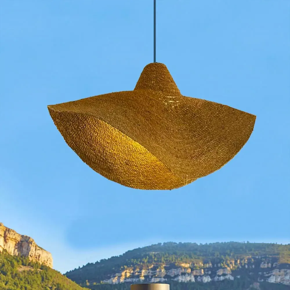 Illustration numéro 2 du produit Suspension d'extérieur avec cable Herbe marine Beige D93CM