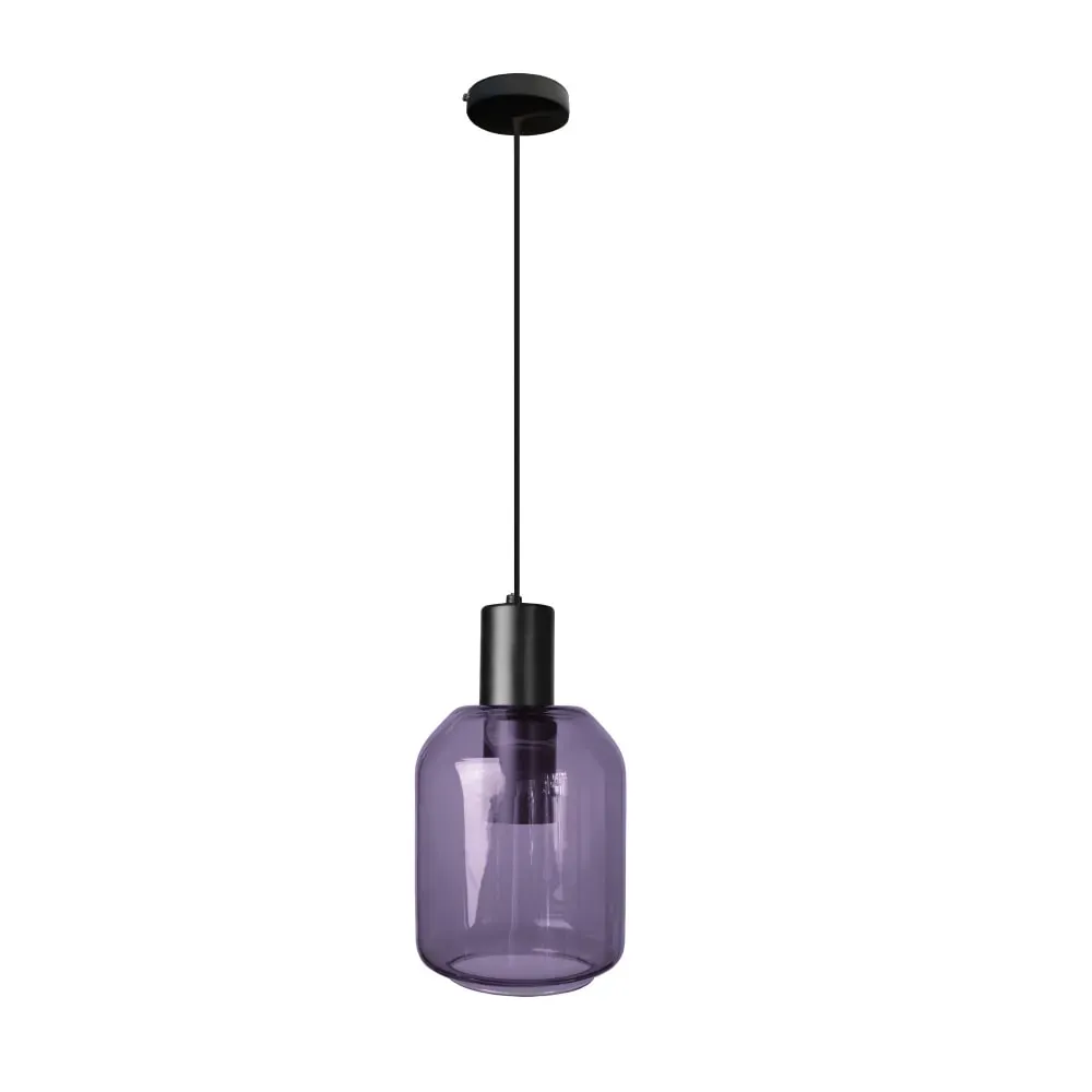 Illustration numéro 2 du produit Suspension  métal,Violet ,H 100xD14x P 14cm