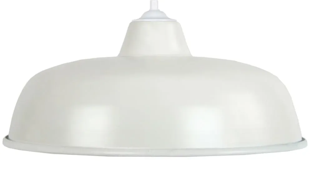 Illustration numéro 2 du produit Suspension  métal,Blanc  ,H 75xD 32x P 32cm