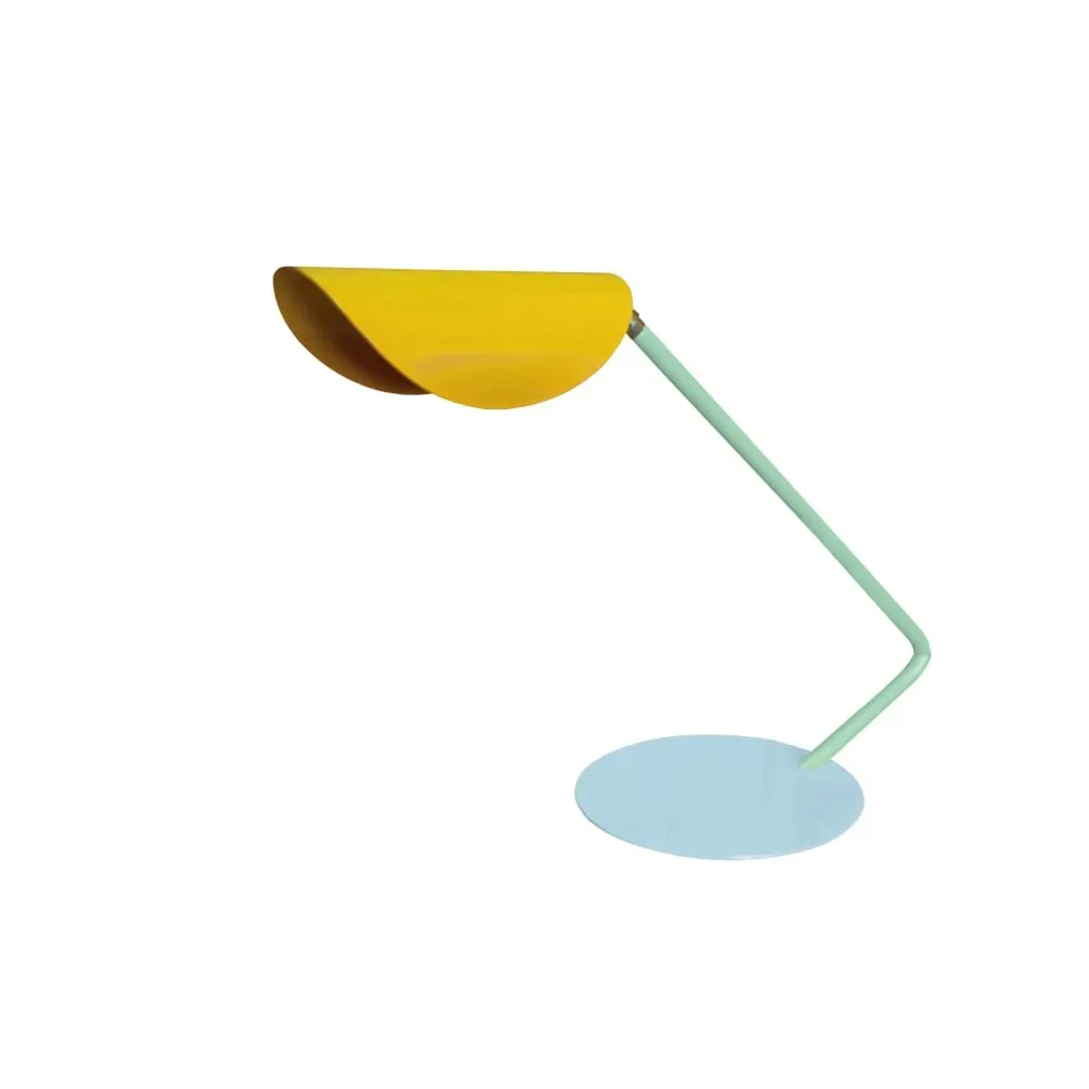 Illustration numéro 2 du produit Lampes à poser bureau métal,Jaune ,H35xD22x P 51cm