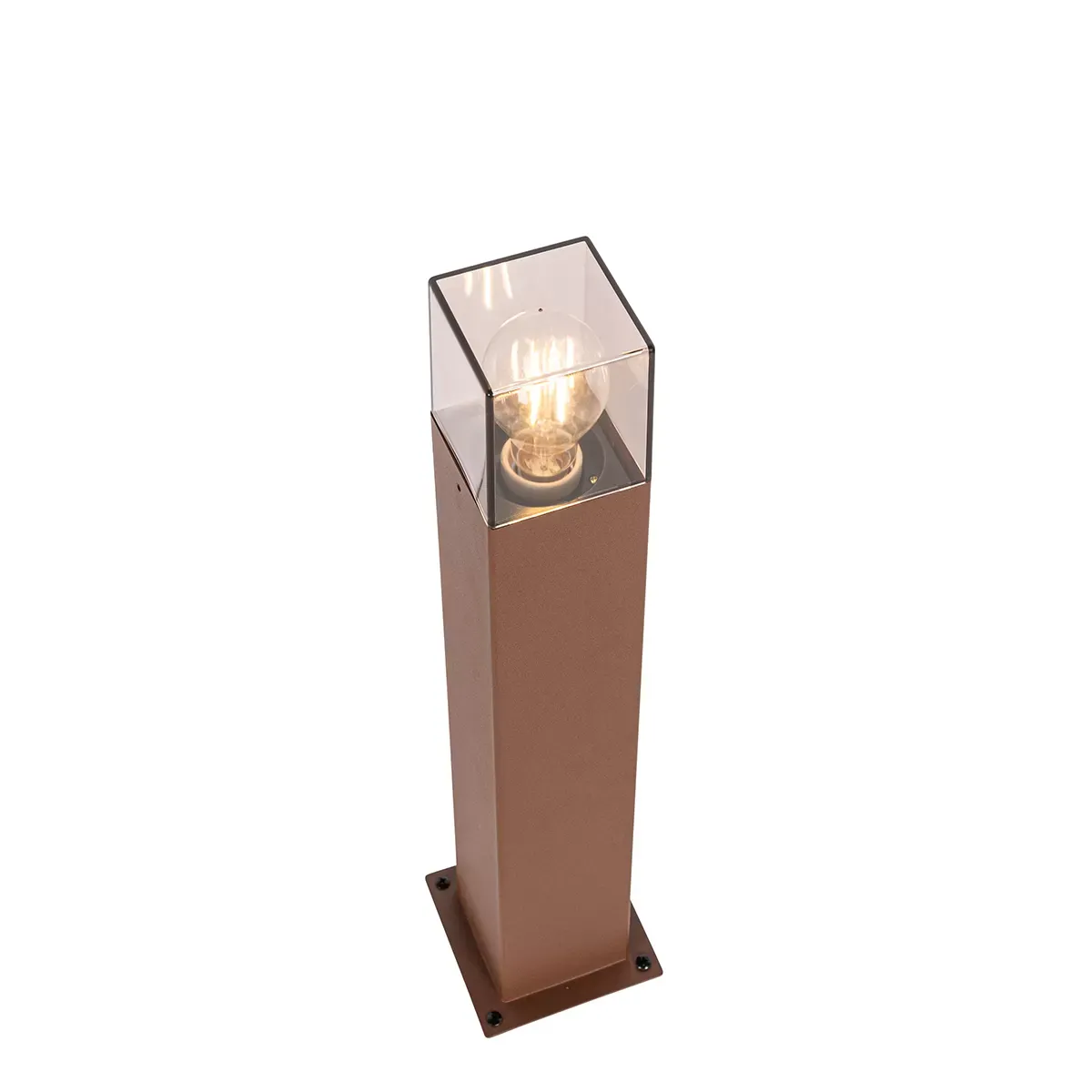 Illustration numéro 2 du produit Lampadaire extérieur en aluminium brun rouille