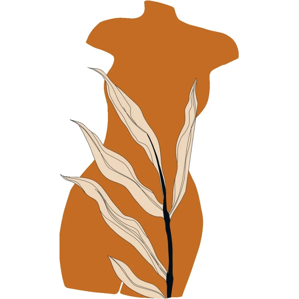 Illustration numéro 2 du produit Papier Peint silhouette en nature 100x60cm