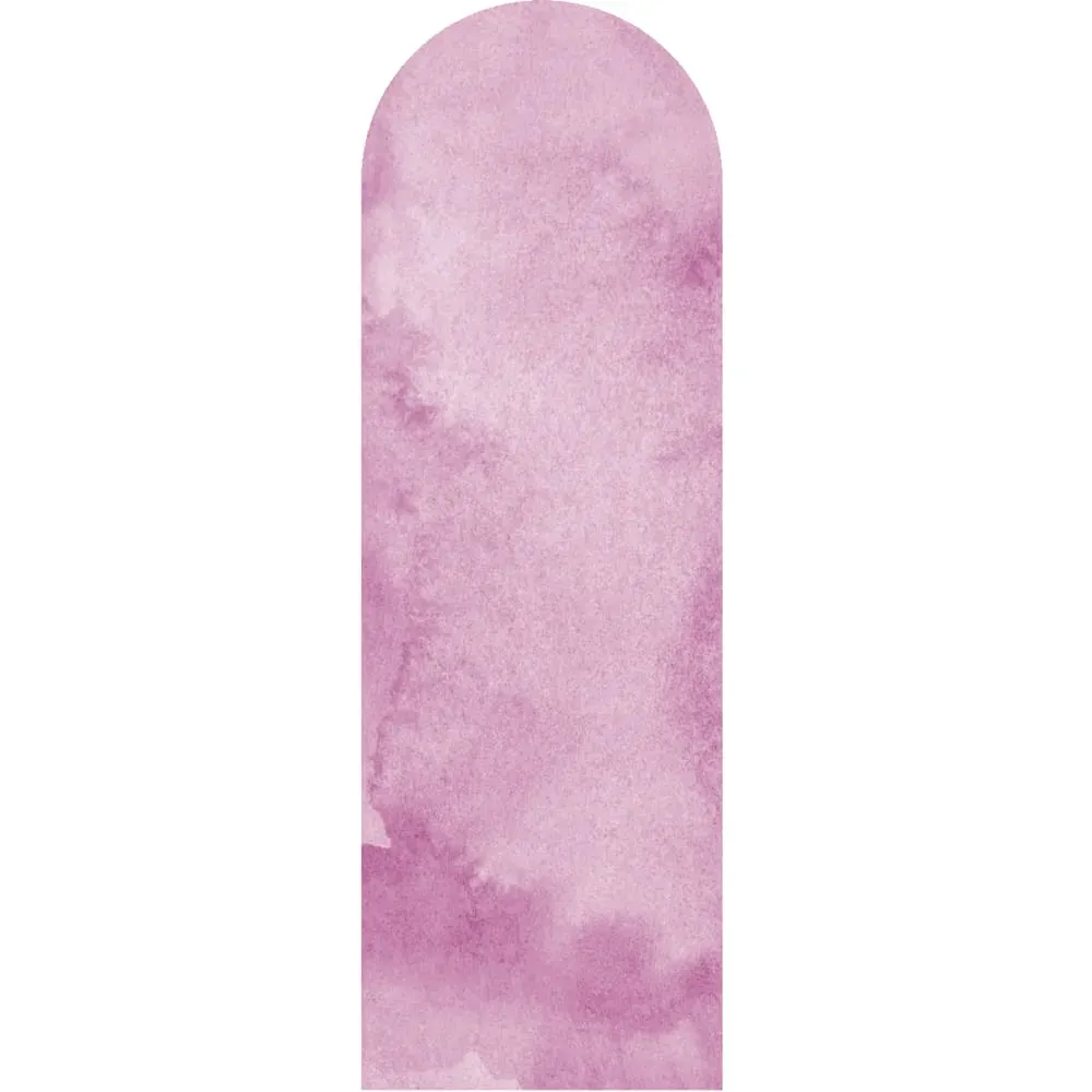 Illustration numéro 2 du produit Papier Peint arche rose aquarelle 185x60cm