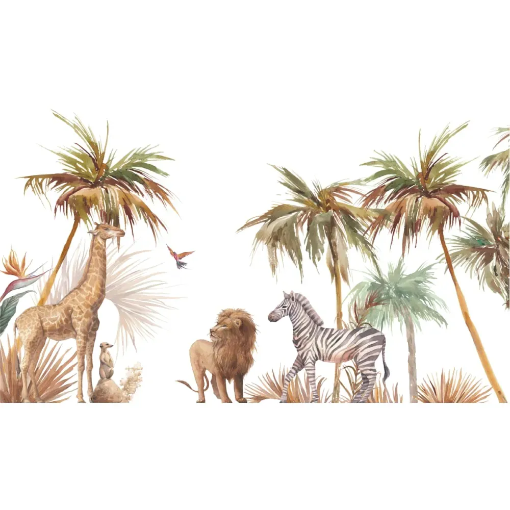 Illustration numéro 2 du produit Papier Peint jungle sauvage 280x480cm