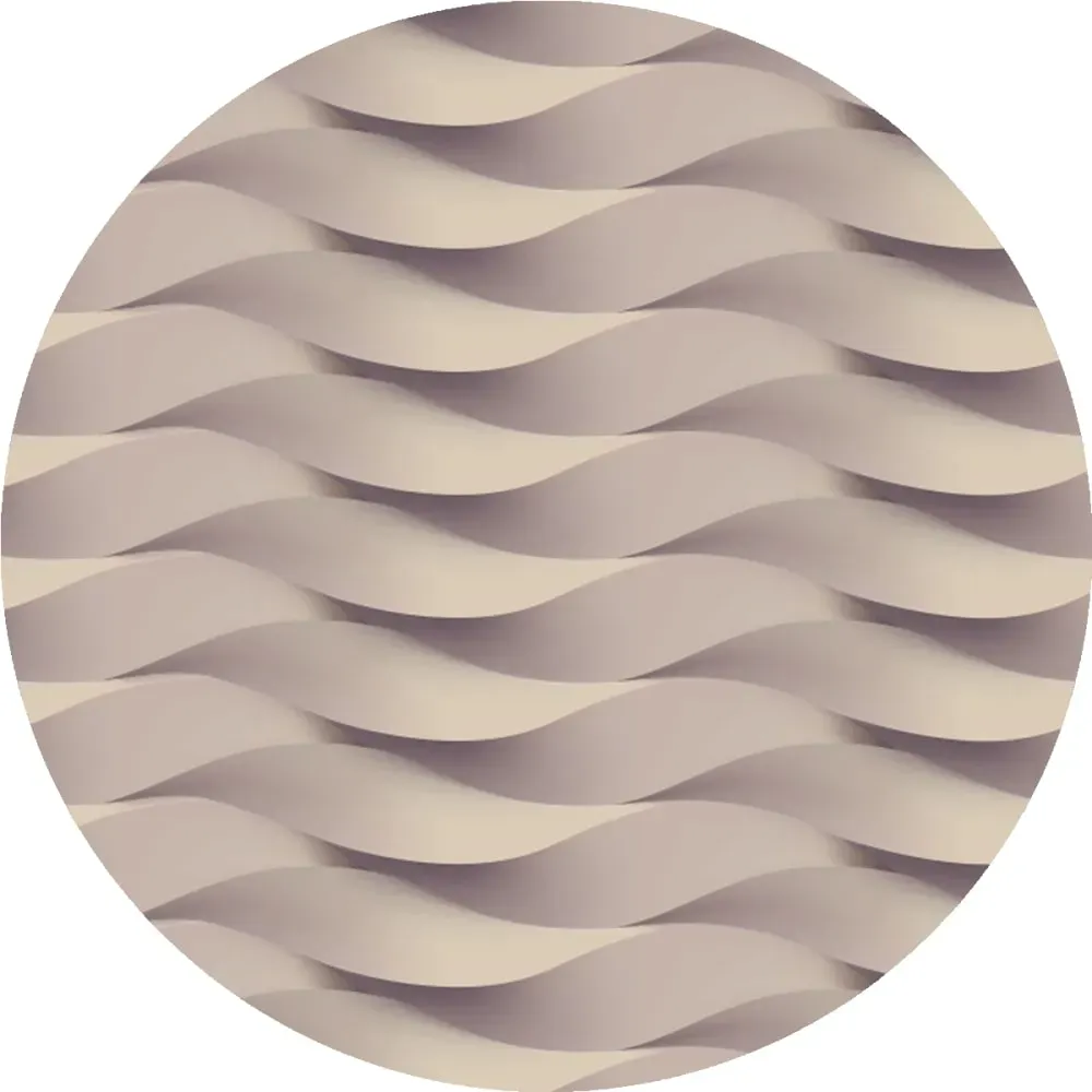 Illustration numéro 2 du produit Papier Peint fresque design vagues d'illusion 90x90cm