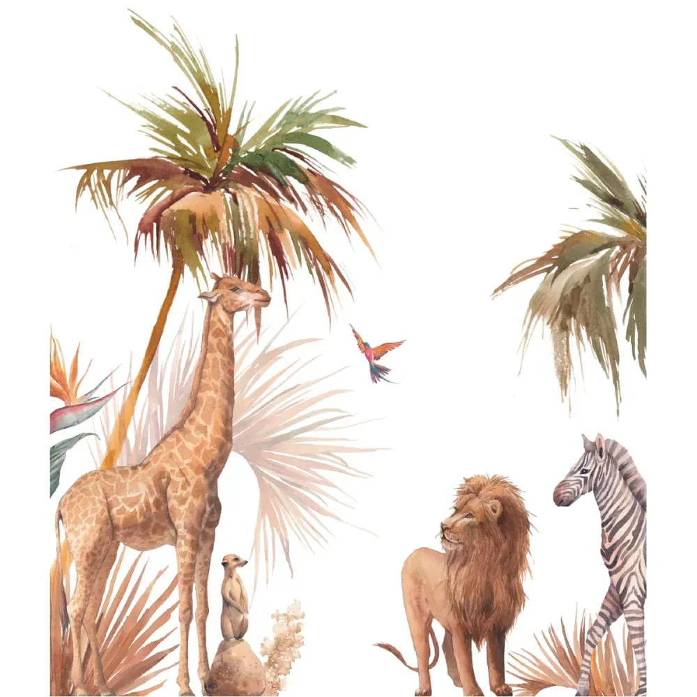 Illustration numéro 2 du produit Papier Peint jungle équatoriale 280x240cm