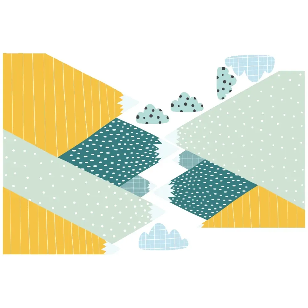 Illustration numéro 2 du produit Papier Peint montagnes scandinaves ziska 80x120cm