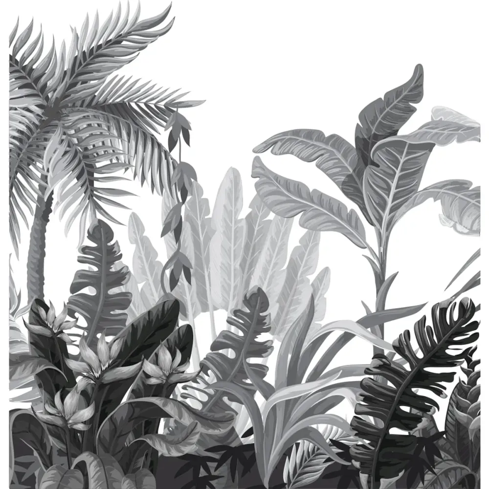 Illustration numéro 2 du produit Papier Peint jungle tropicale humide 250x240cm