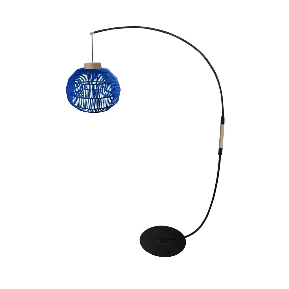 Illustration numéro 2 du produit Lampadaire  métal,Bleu,H195xD43xP110cm
