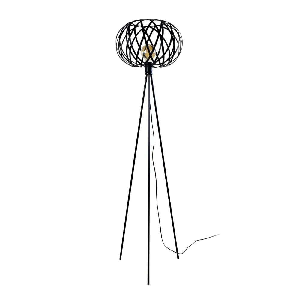 Illustration numéro 2 du produit Lampadaire  métal,Noir ,H166x D40xP40cm