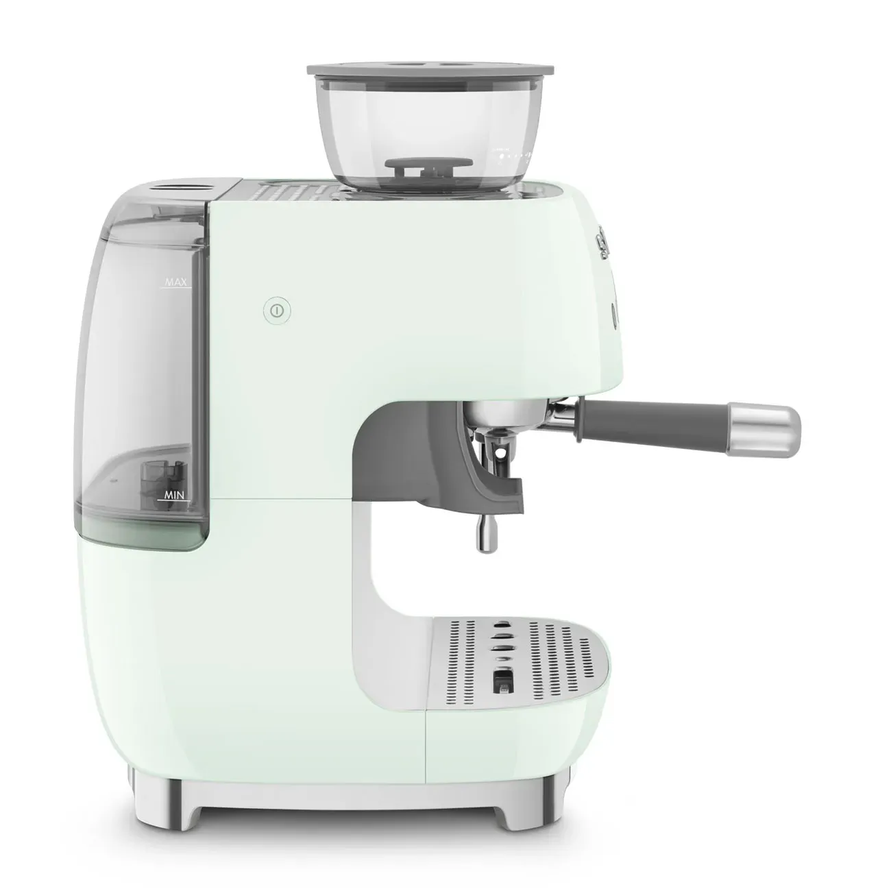 Illustration numéro 2 du produit Machine à expresso combiné broyeur vert d'eau Smeg