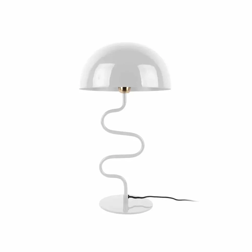 Illustration numéro 2 du produit Lampe de Table fer blanc 31x31x54cm