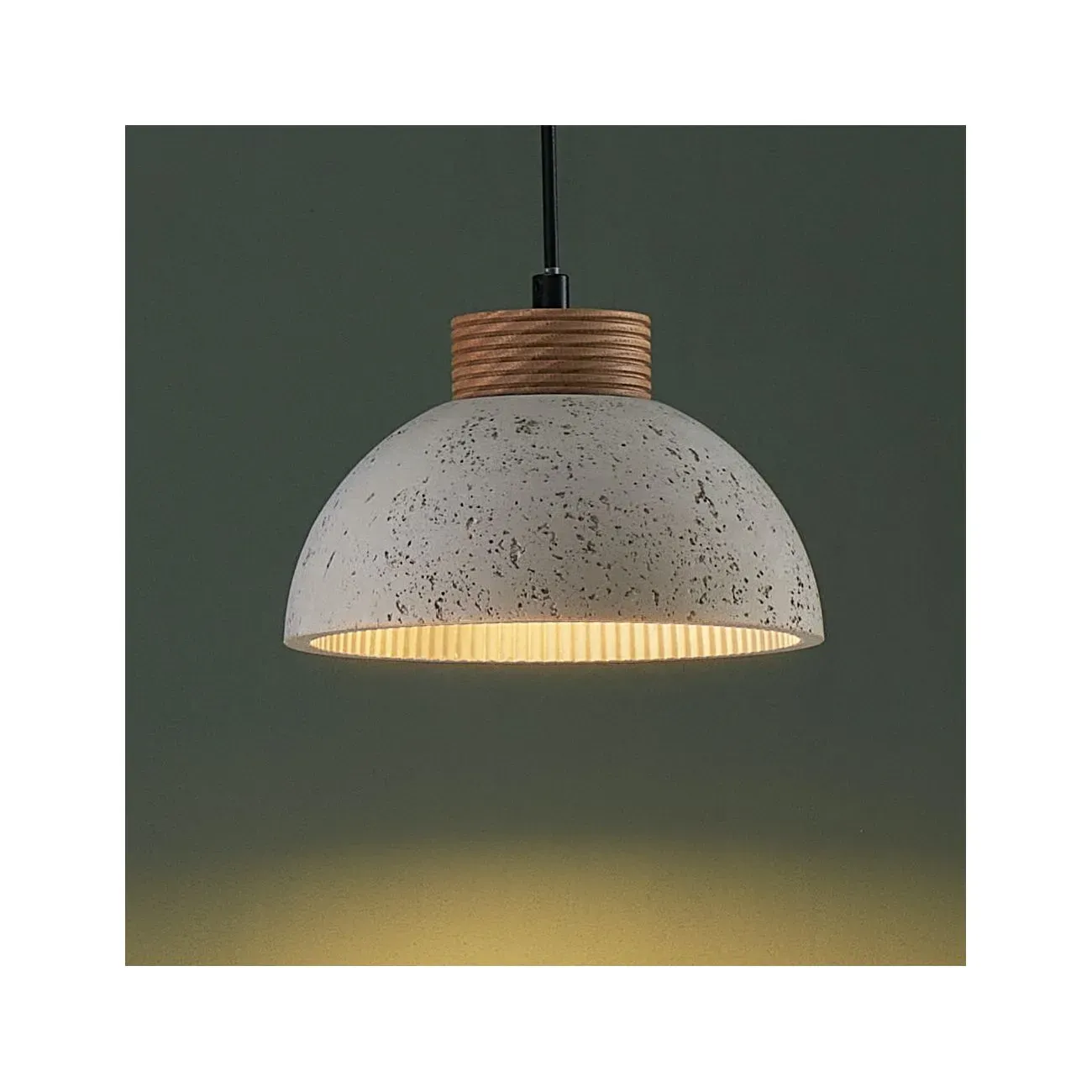 Illustration numéro 2 du produit Suspension en béton Gris foncé 20 cm