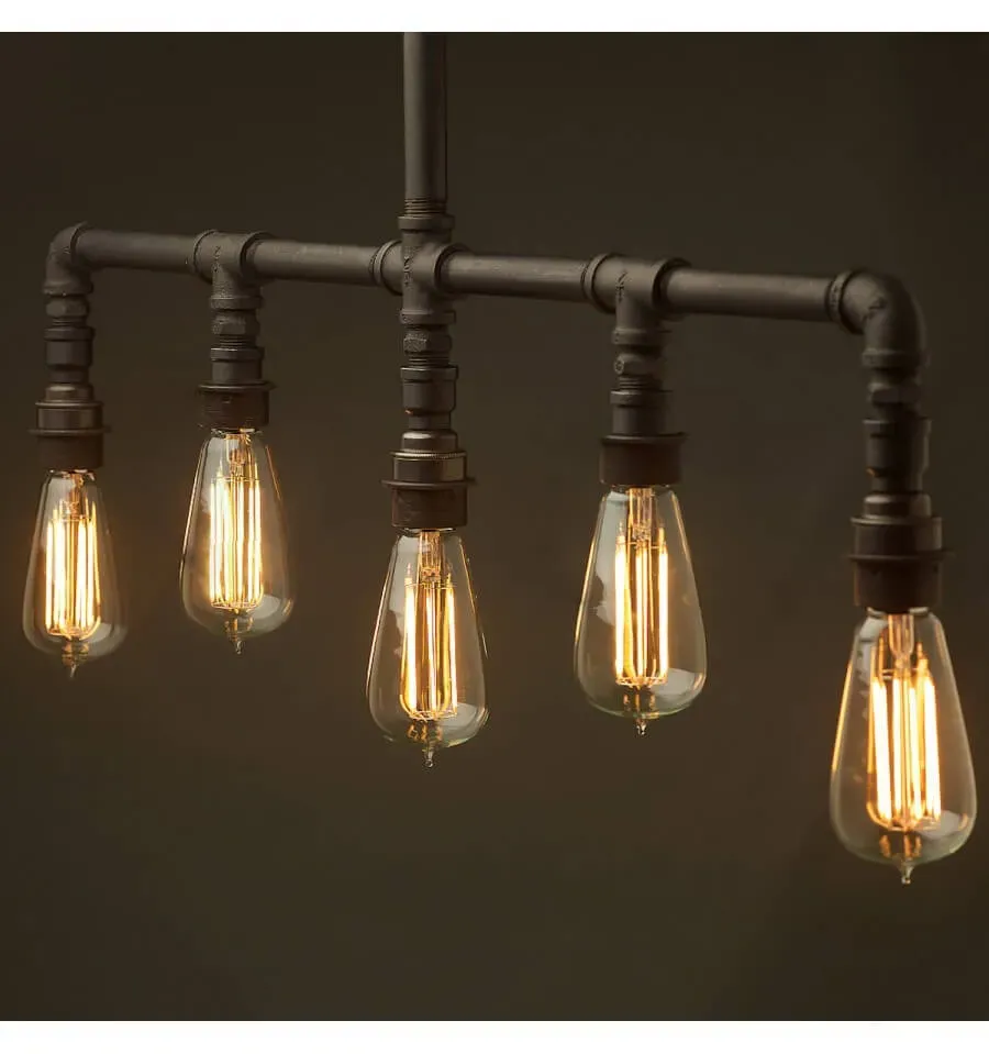 Illustration numéro 2 du produit Suspension en métal Marron 98 cm