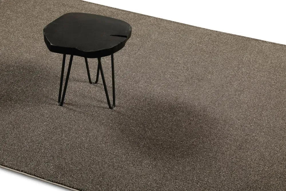 Illustration numéro 2 du produit Tapis poil ras beige sable chiné 200x300