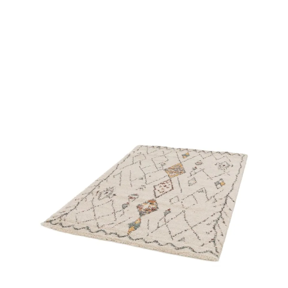 Illustration numéro 2 du produit Tapis d'inspiration berbère - 200x290cm Multicolore Polypropylène