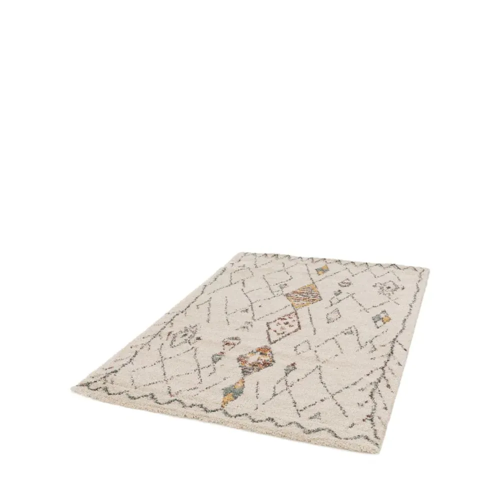 Illustration numéro 2 du produit Tapis d'inspiration berbère - 120x170cm Multicolore Polypropylène