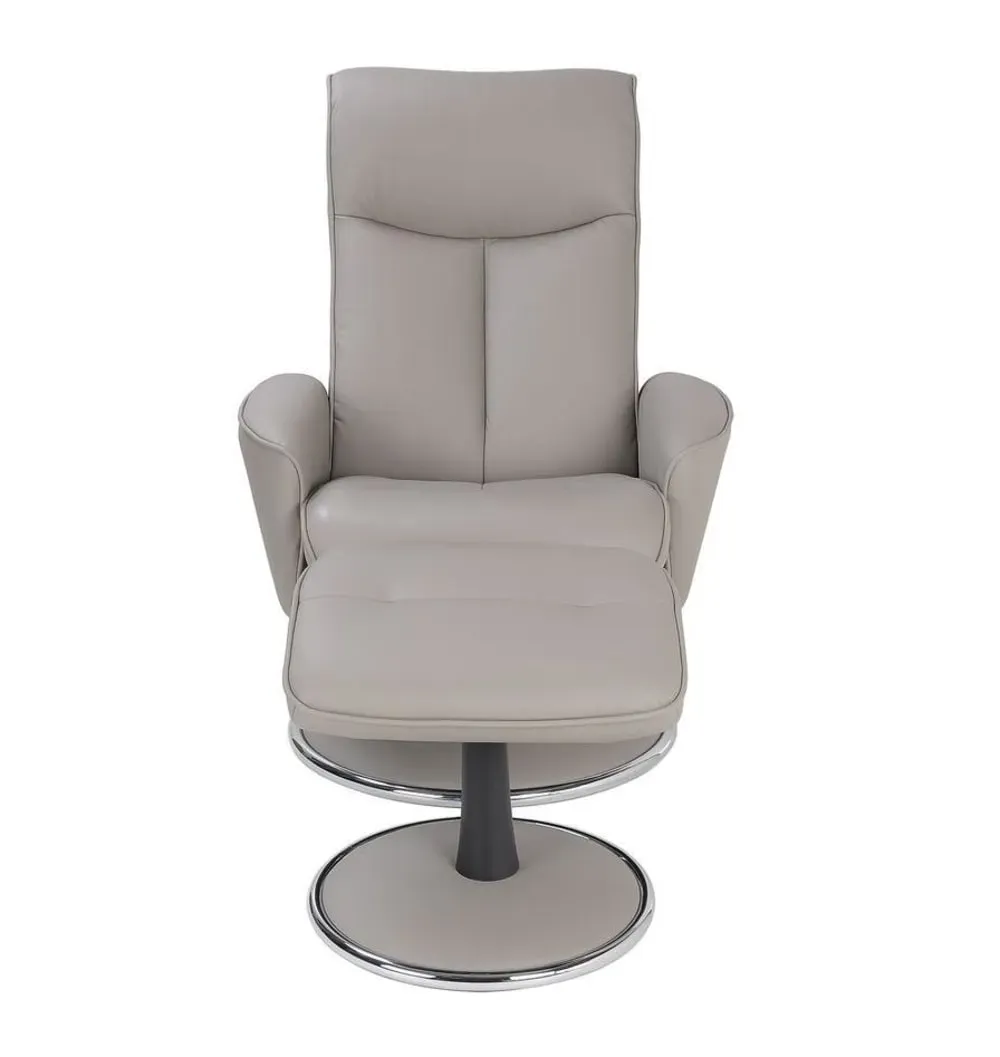 Illustration numéro 2 du produit Fauteuil de relaxation manuel design  en cuir