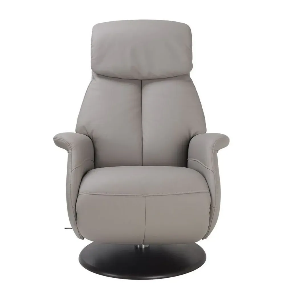 Illustration numéro 2 du produit Fauteuil relax électrique en cuir deux moteurs