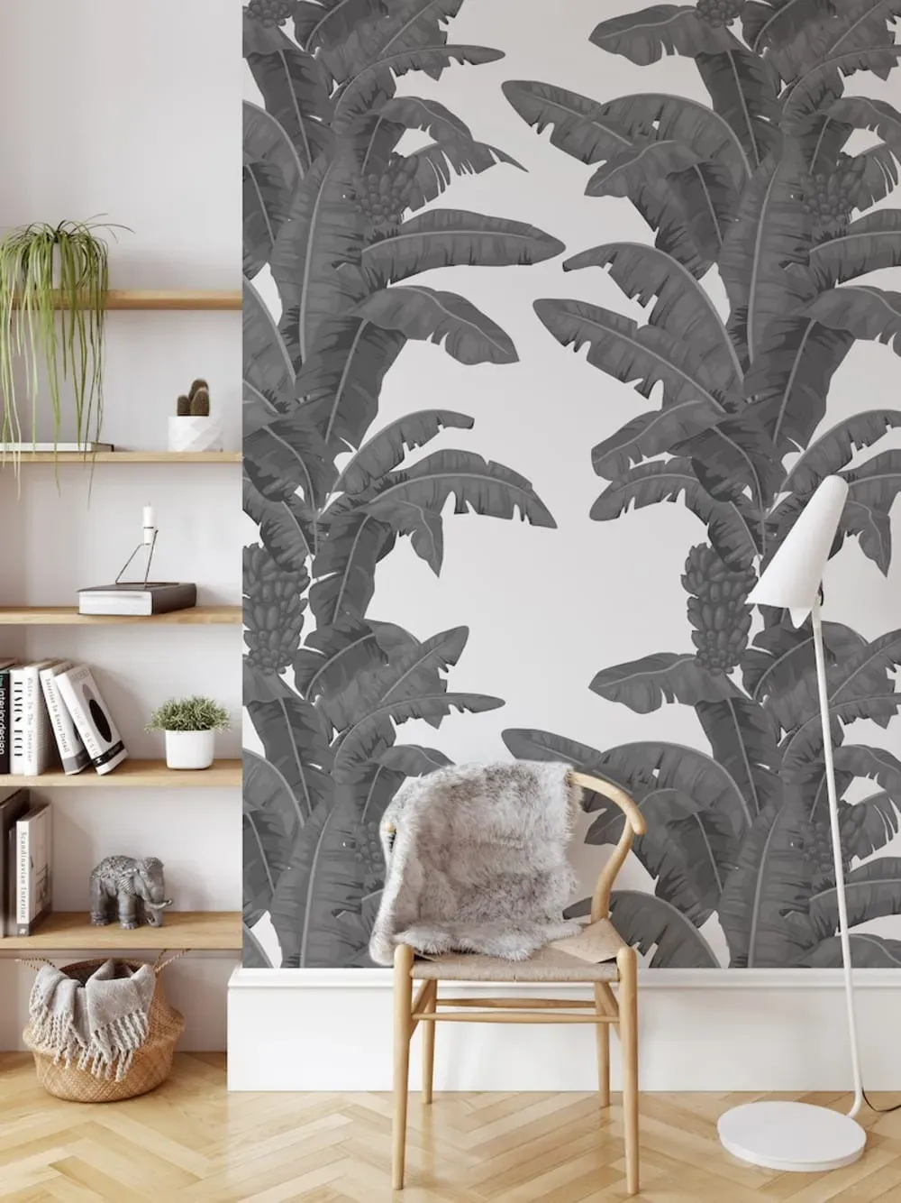 Illustration numéro 2 du produit Papier Peint Bananes,papier écologique fin,200x280cm,8 feuilles