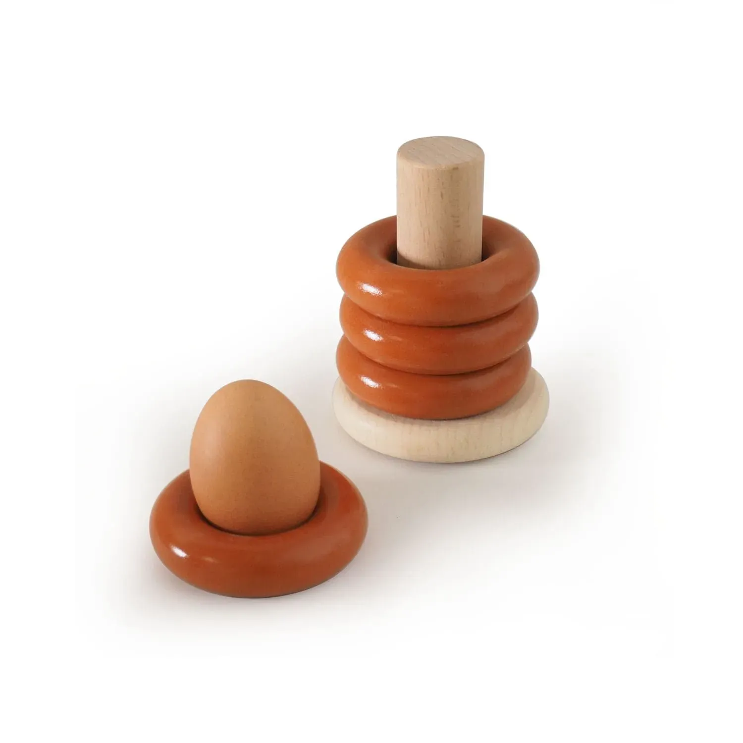 Illustration numéro 2 du produit Coquetiers bois et béton terracotta