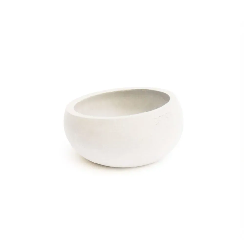 Illustration numéro 2 du produit Lot de 3 photophores béton blanc