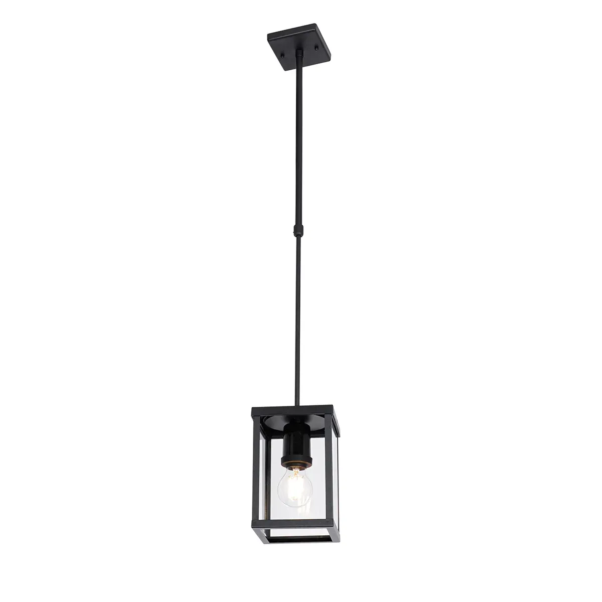 Illustration numéro 2 du produit Suspension extérieure industrielle noire IP44