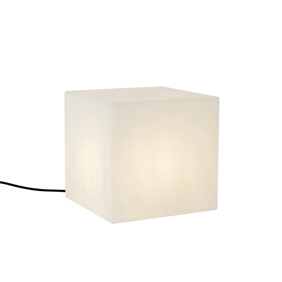 Illustration numéro 2 du produit Lampadaire extérieure blanche 30 cm carrée IP44