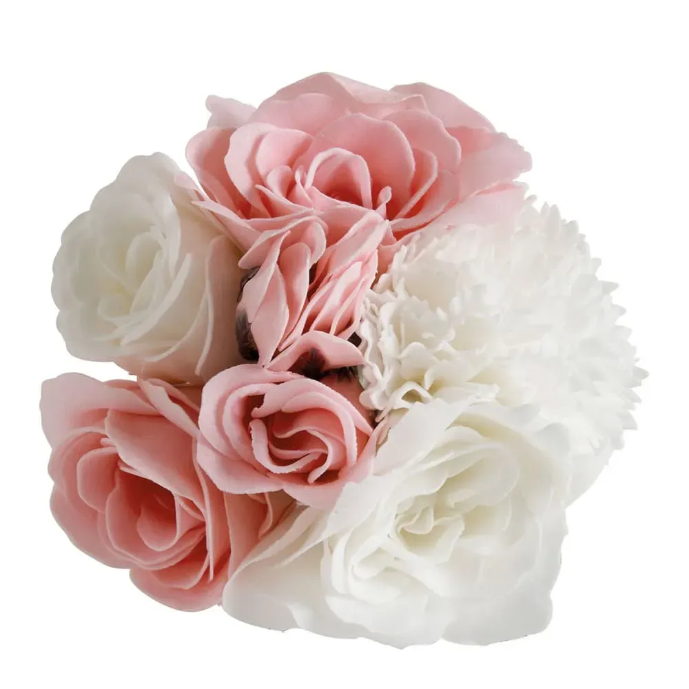 Illustration numéro 2 du produit Bouquet de roses de savon parfumées - parfum Rose