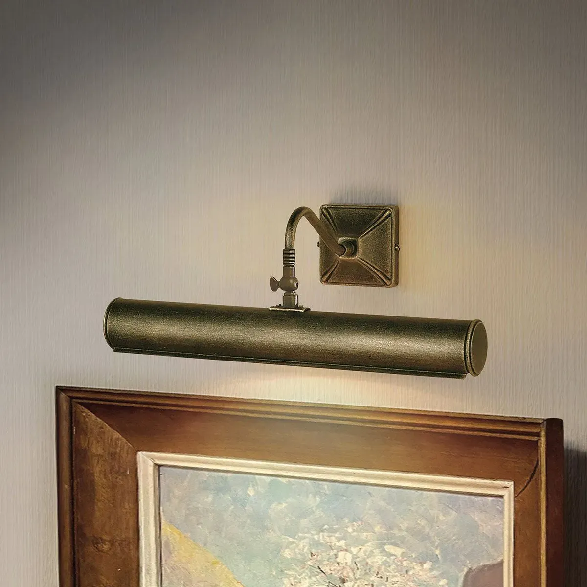 Illustration numéro 2 du produit Applique pour tableau en métal noir/or