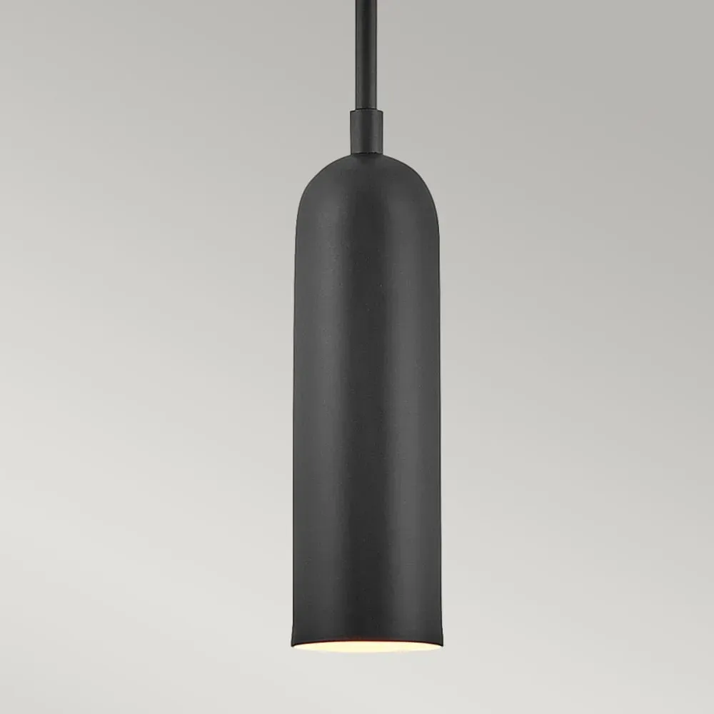 Illustration numéro 2 du produit Suspension LED en métal noir