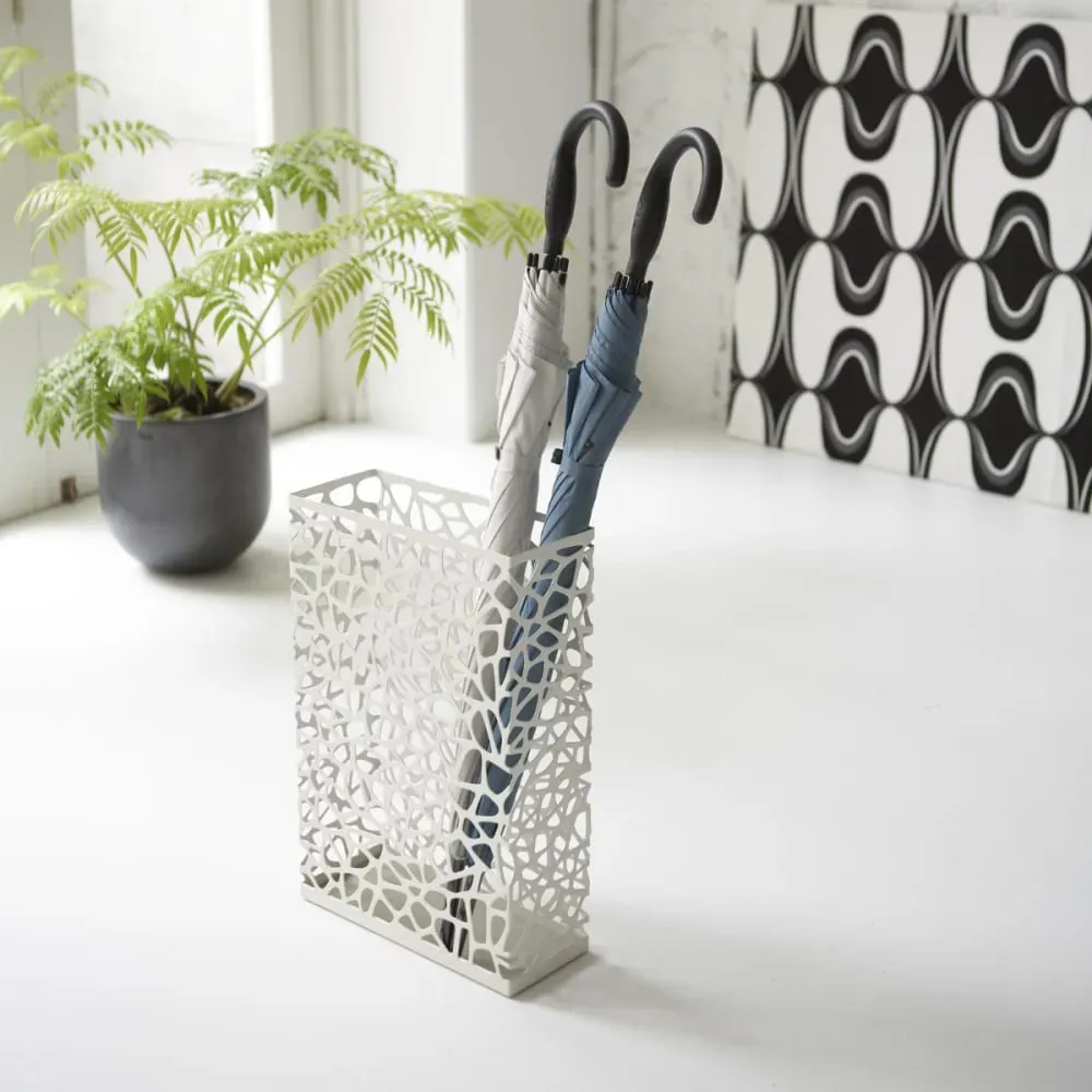 Illustration numéro 2 du produit Porte-parapluies large L30 cm - Blanc