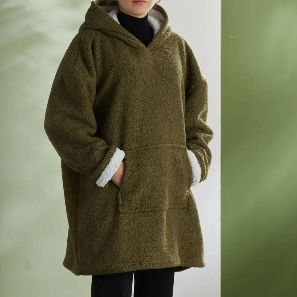 Illustration numéro 2 du produit Plaid sweat en bouclette  70x87cm