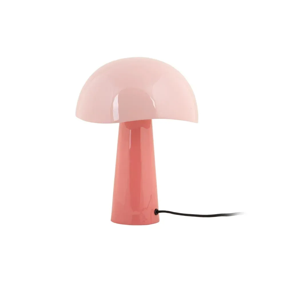 Illustration numéro 2 du produit Lampe de Table fer rose Ø25cm