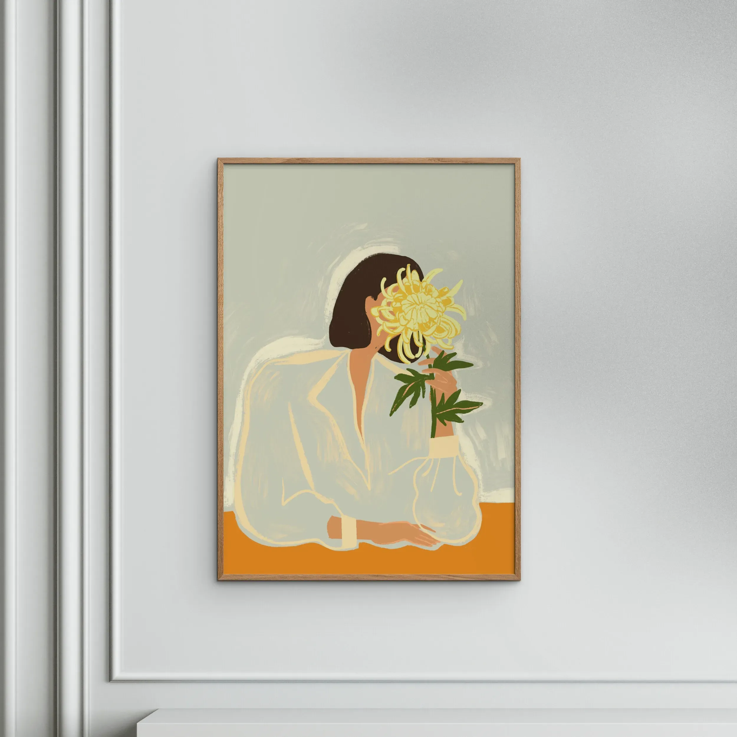 Illustration numéro 2 du produit Affiche ''The Crysanthemum'' sans cadre  - 70 x 100 cm